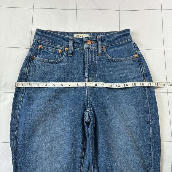 Madewell Jeans Womens 26 Petite Blue Curvy Perfect Vintage Decatur Wash Stretch - Picture 9 of 13
